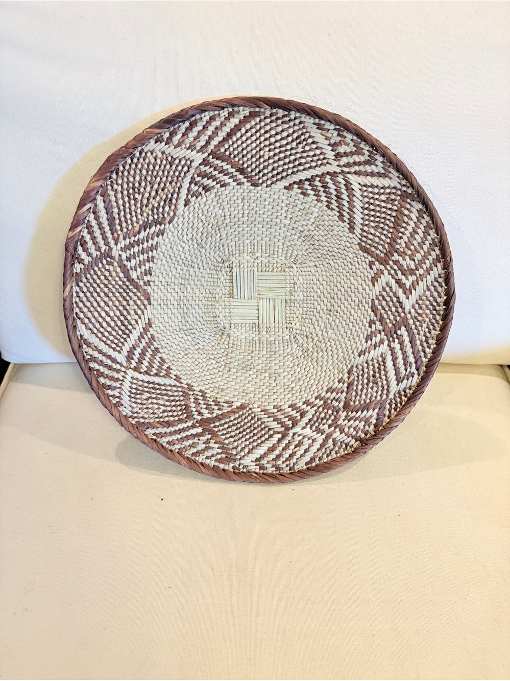 NEW Africa Woven Basket. Made by the Binga people of Zambia/Zimbabwe